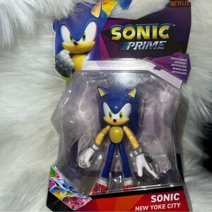 Sonic Prime Action Figure - Blue and Yellow